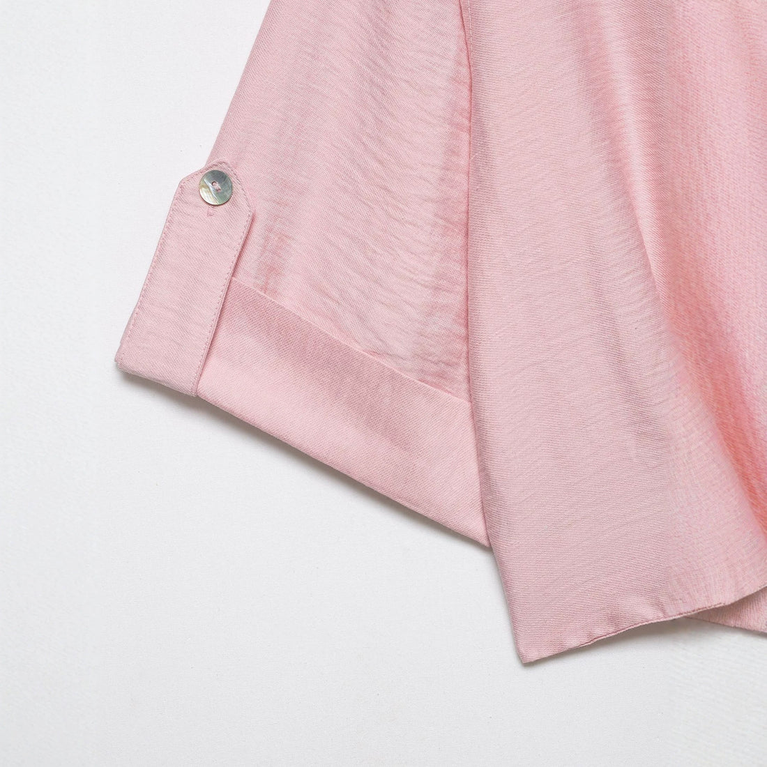 Damen Oversize Leichte Hemdbluse mit Umschlagärmeln und V-Ausschnitt Echoarchiv