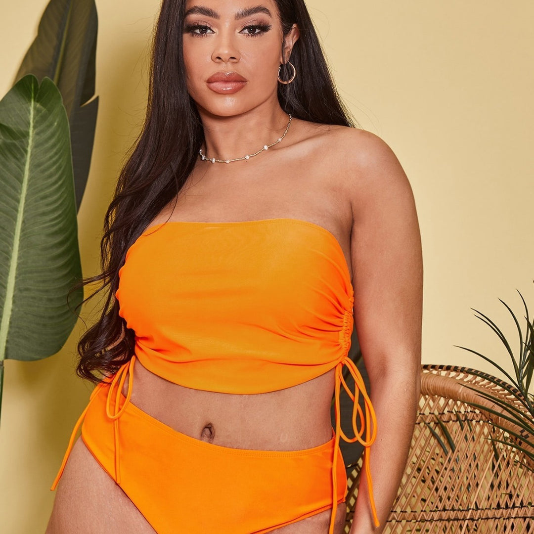 Damen Tankini-Set mit verstellbarem Wickel-Top und hochgeschnittenen Shorts Echo Archiv