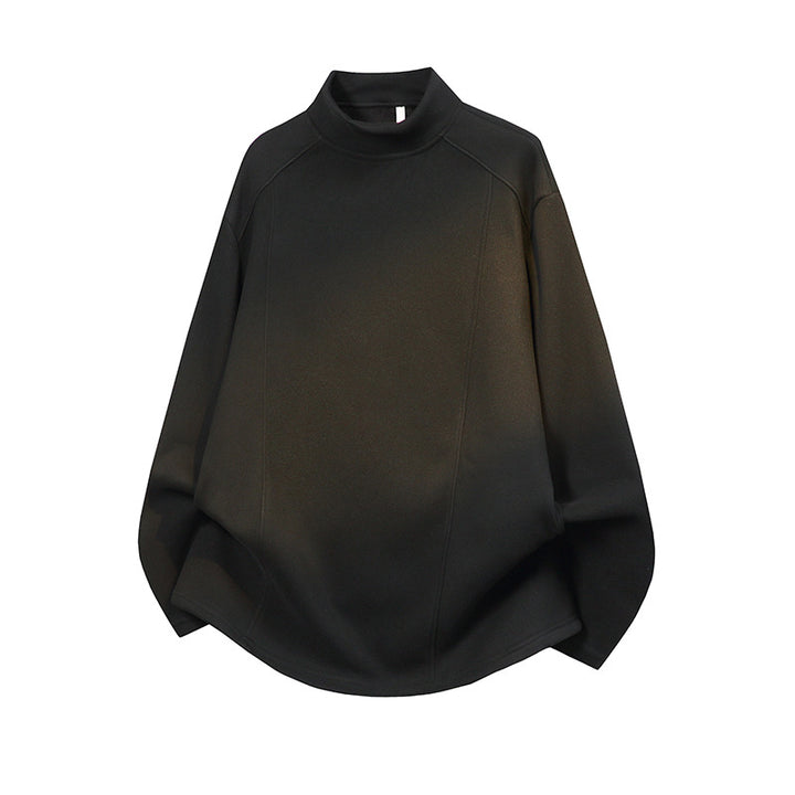 Herren Oversize Stehkragen-Sweatshirt mit Raglanärmeln und dezentem Farbverlauf Echo Archiv
