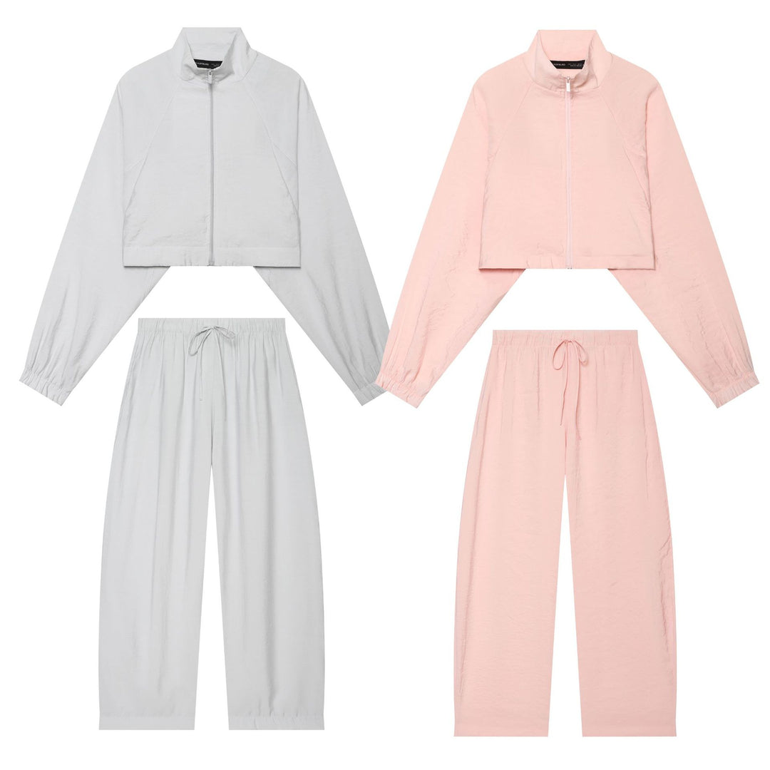 Damen nan weite Leinenlook-Loungebuxe mit elastischem Bund und Kordelzug Echo Archiv