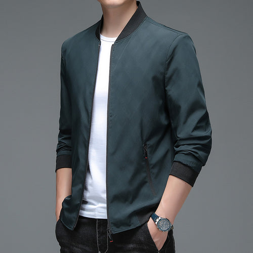 Herren modische Bomberjacke mit innovativem Strukturdesign Echoarchiv