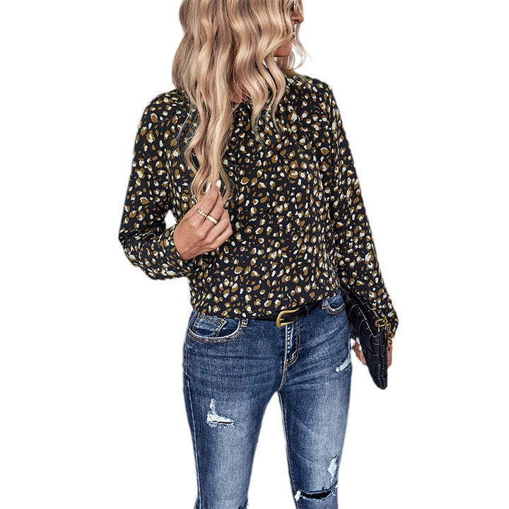 Damen Verspielte Bluse mit Punkten und Schleifen Echo Archiv