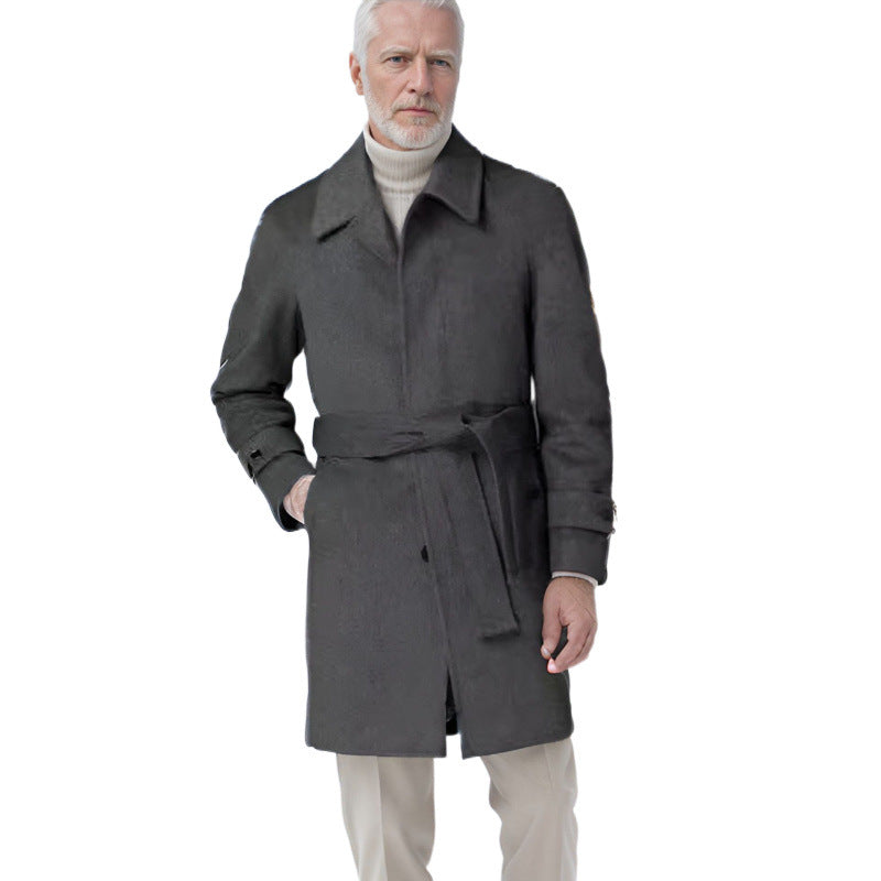 Herren zeitloser und eleganter Trenchcoat Echoarchiv
