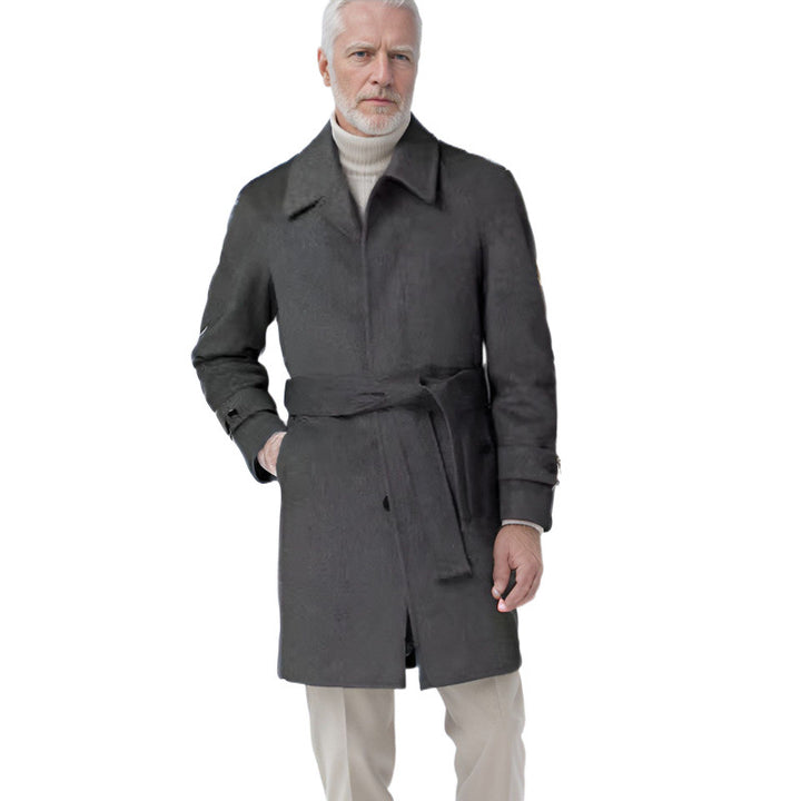 Herren zeitloser und eleganter Trenchcoat Echoarchiv