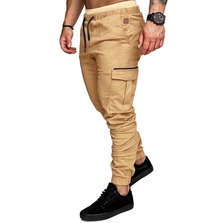 Herren Cargo-Hose mit elastischem Bund und praktischen Taschen Echoarchiv