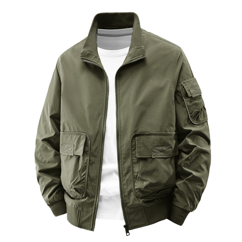 Herren praktische Bomberjacke mit Taschen Echo Archiv