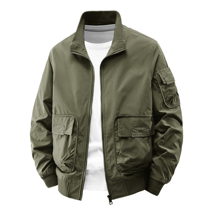 Herren praktische Bomberjacke mit Taschen Echo Archiv