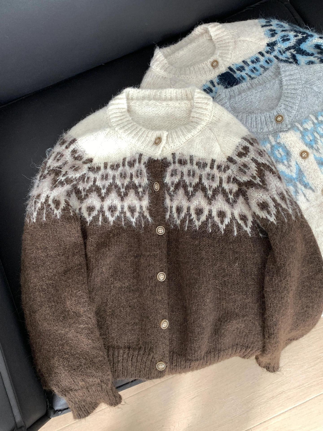 Damen Kuschelige Strickjacke Echo Archiv