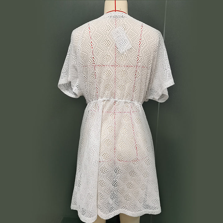 Damen eleganter Häkel-Strandüberwurf Echo Archiv