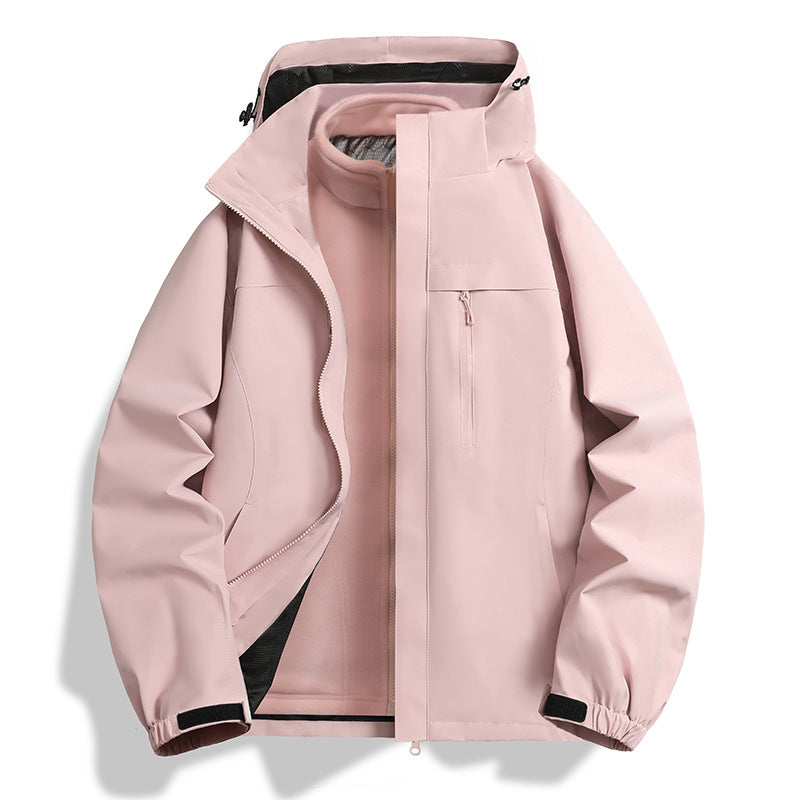 Herren Zwei-in-eins Softshell-Hybridjacke mit abnehmbarer Fleece-Innenjacke und wasserabweisender Membran Echo Archiv