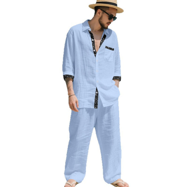 Herren elegantes Freizeitsakko mit passender Hose Echoarchiv