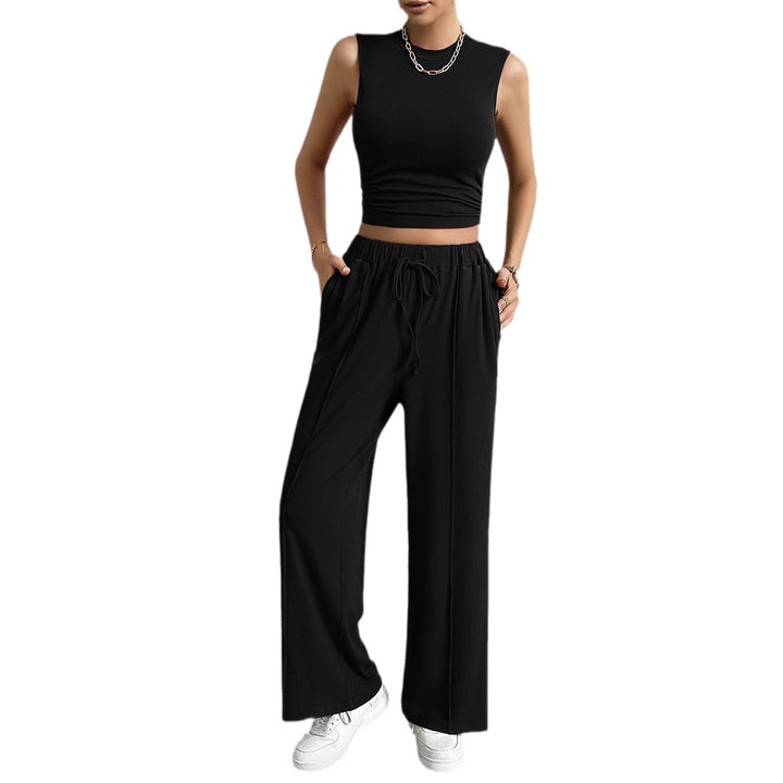 Damen Freizeit-Set mit tailliertem Top und weitem Hose Echo Archiv