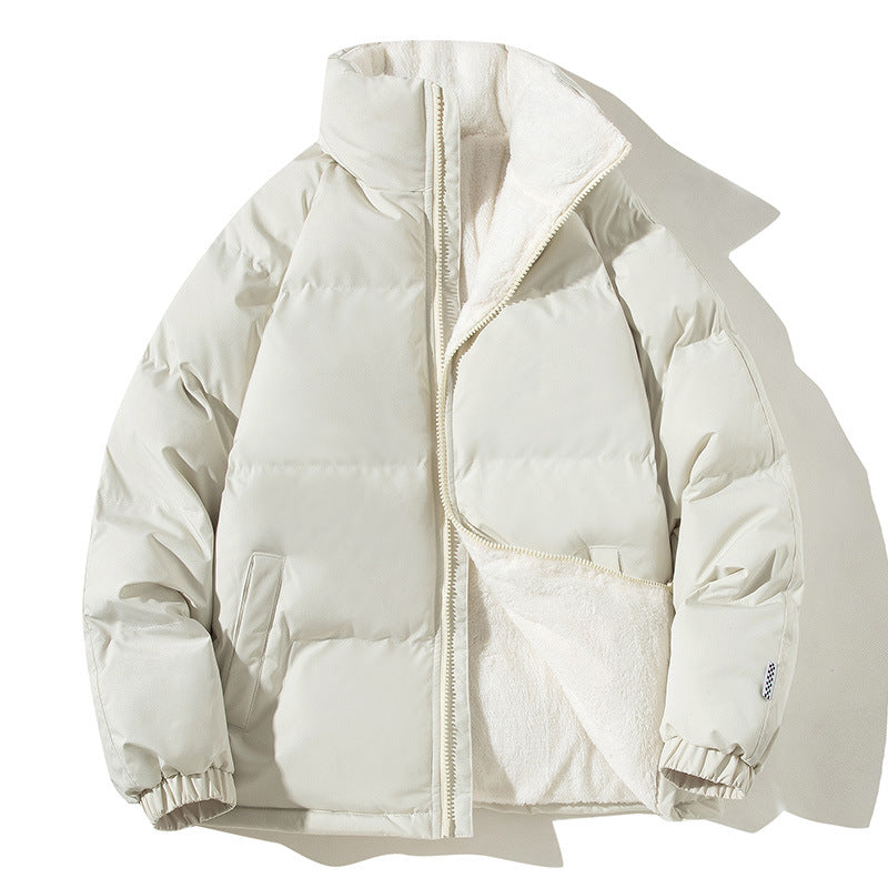 Damen gesteppte Thermo-Bomberjacke mit weicher Teddy-Fütterung und hohem Stehkragen – Avenza