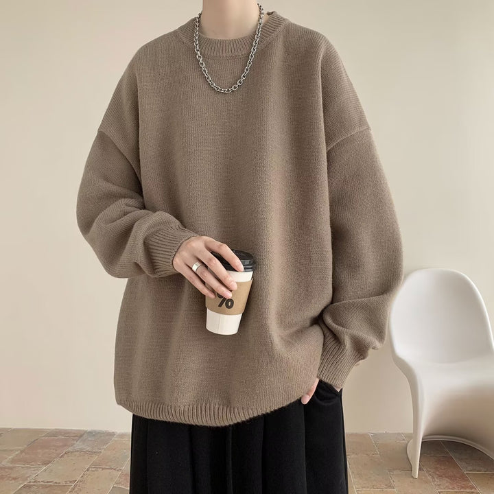 Damen Bequemer Oversize-Pullover Echoarchiv