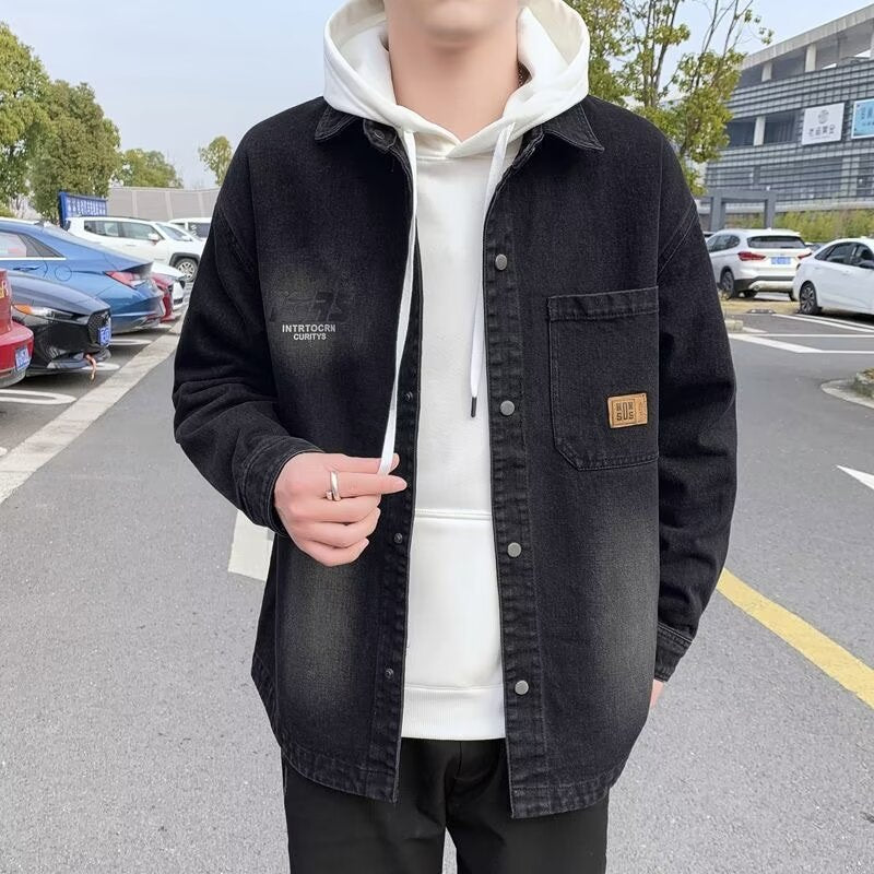 Herren Urban Denim Overshirt Echo Archive