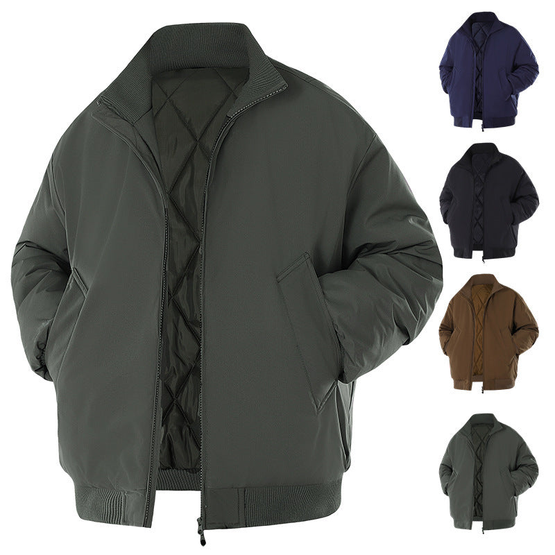 Herren Winterjacke mit warmem Innenfutter und praktischen Taschen Echoarchiv