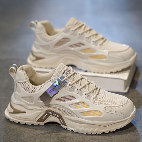 Damen Sportliche Sneakers mit atmungsaktiver Netzstruktur Echo Archiv