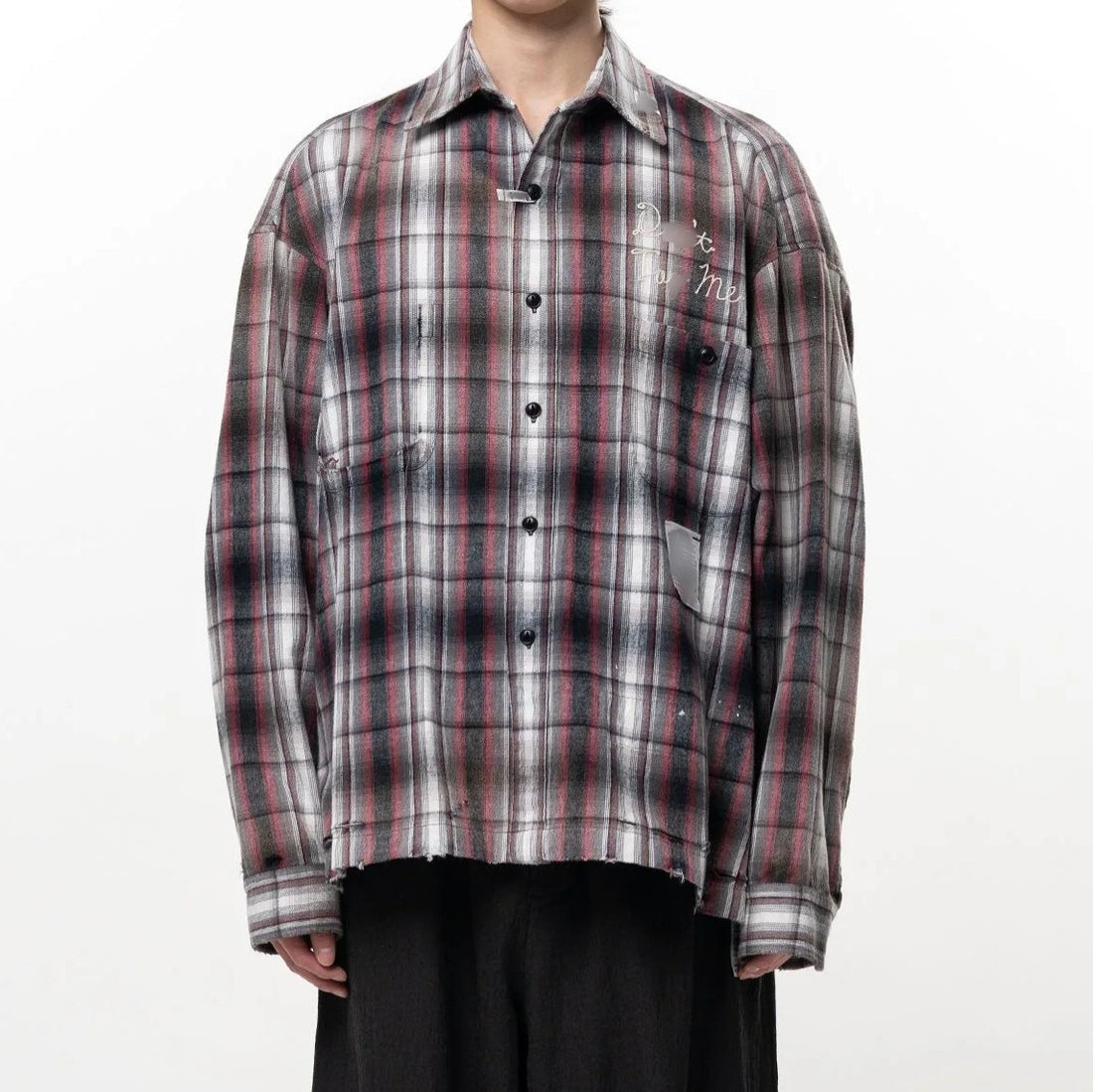 Herren Oversized Karierter Hemdsjacke – Taviero