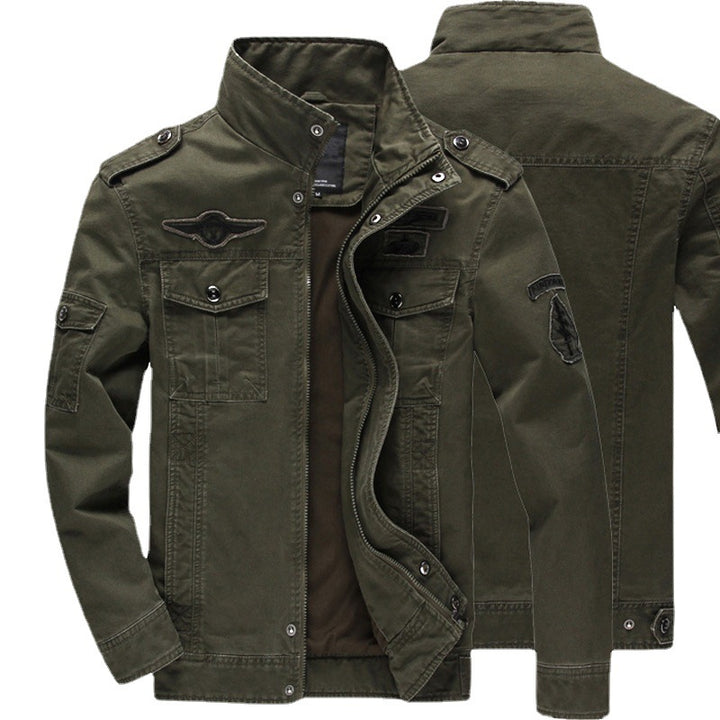 Herren Militärjacke im Biker-Stil Echo Archiv