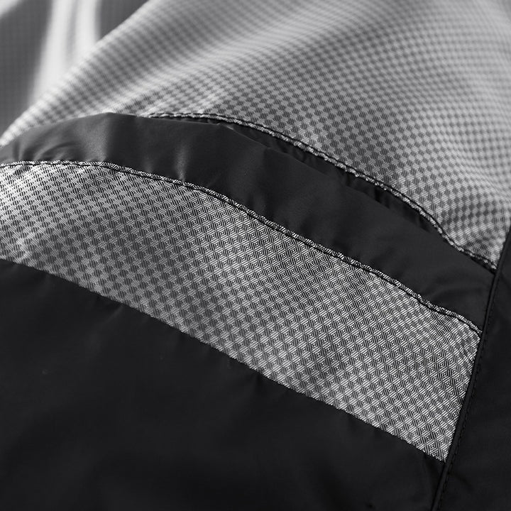 Herren Leichte gesteppte Daunenoptik-Jacke mit Stehkragen Echoarchiv