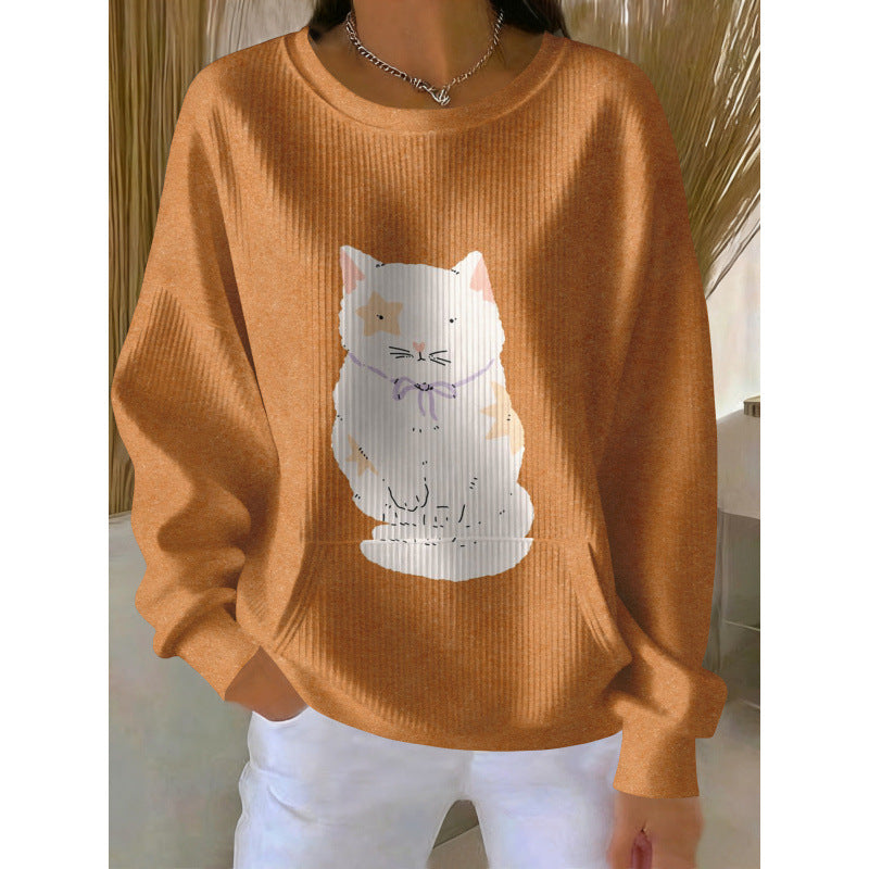 Damen Gemütlicher Pullover Echoarchiv