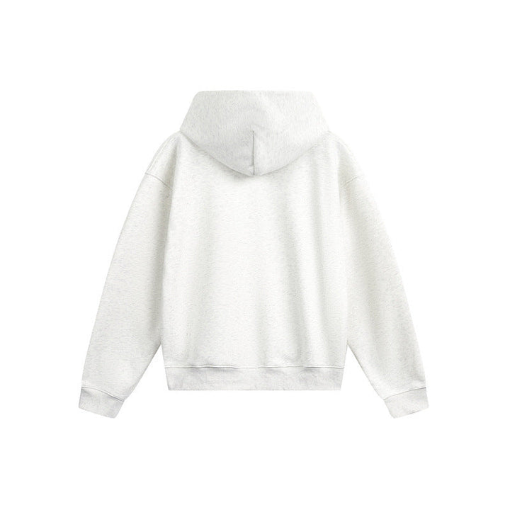 Damen Kapuzenpullover mit Statement-Print und Oversize-Schnitt Echoarchiv