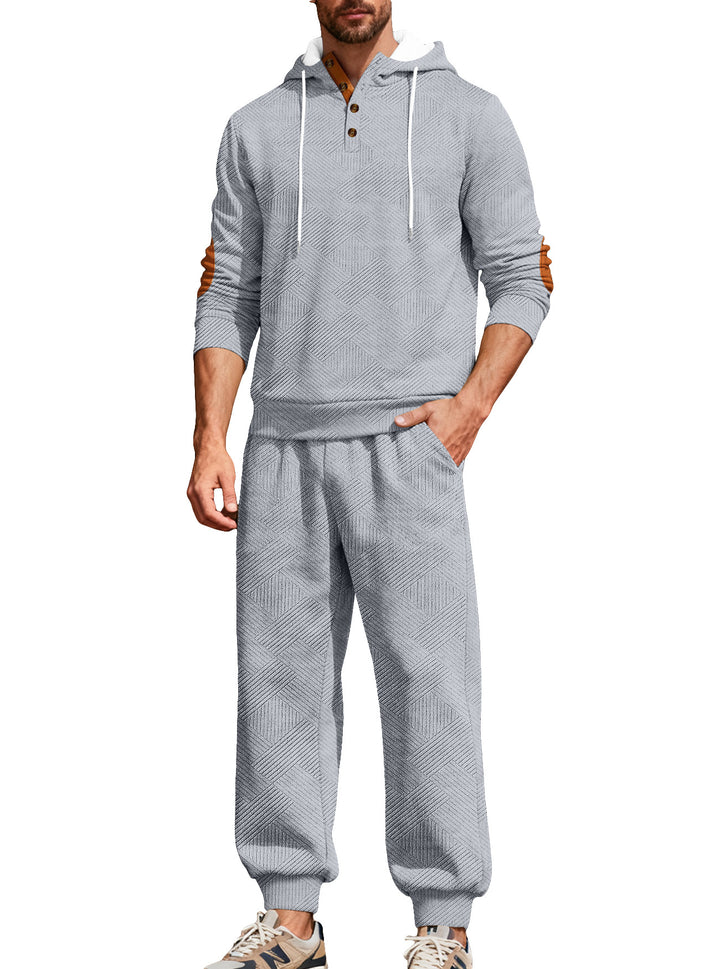 Herren Freizeitanzug mit dynamischem Strukturdesign Echoarchiv
