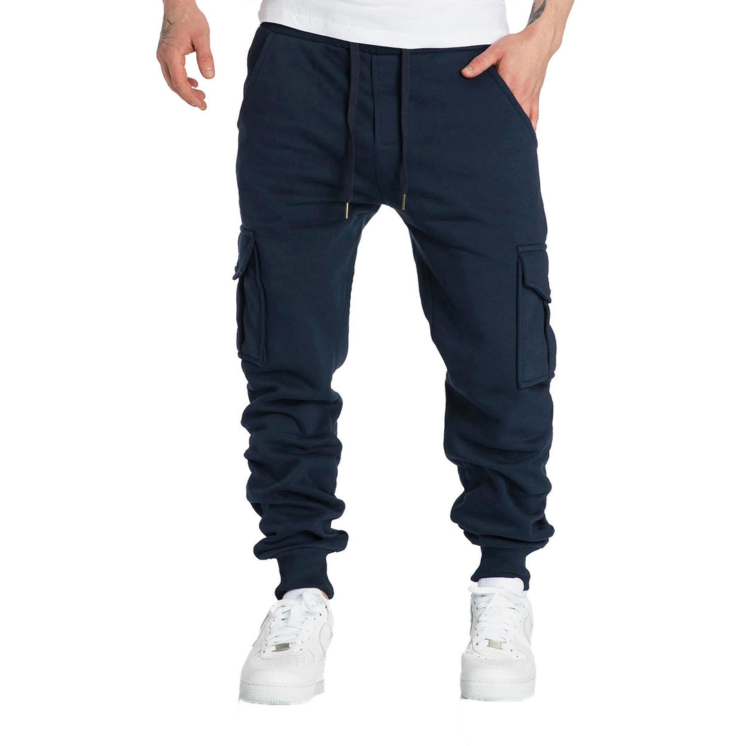 Herren Cargo-Jogginghose mit praktischen Taschen und elastischem Bund Echoarchiv