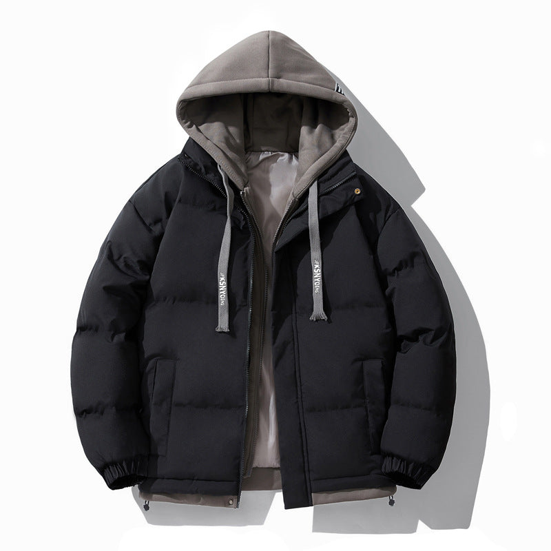 Herren Wattierte Steppjacke mit integriertem Kapuzen-Layer und winddichter Außenhülle Echo Archiv