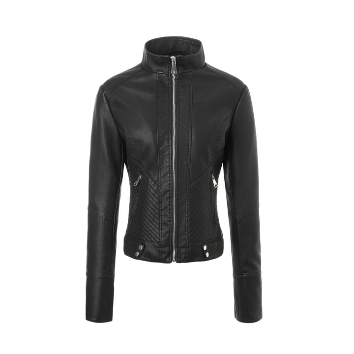Damen Modische Bikerjacke mit ausgeprägtem Steppmuster Echo Archiv