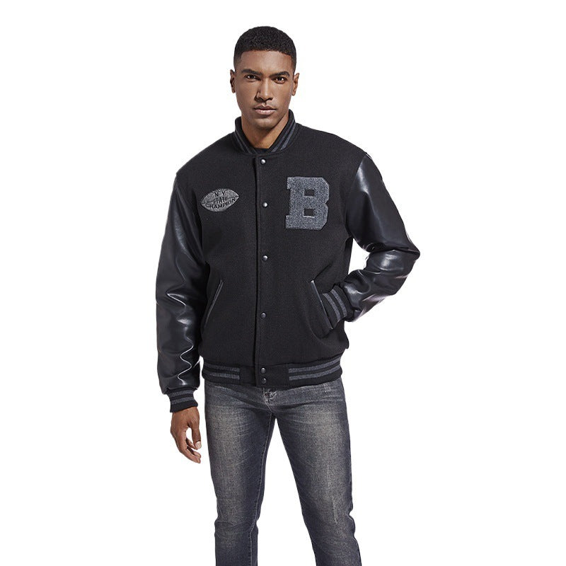 Herren Modische Collegejacke Echo Archiv