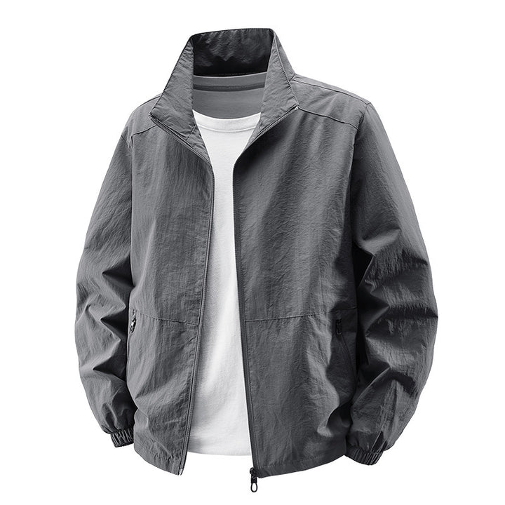 Herren Leichte Übergangsjacke mit hohem Kragen Echo Archiv
