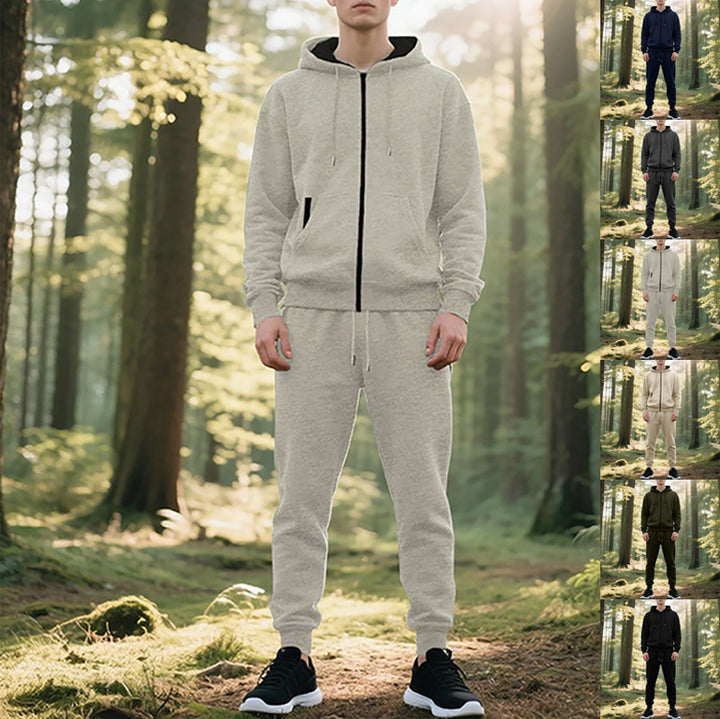 Herren Sportanzug mit stylischem Kapuzenpullover und bequemen Jogginghosen Echoarchiv