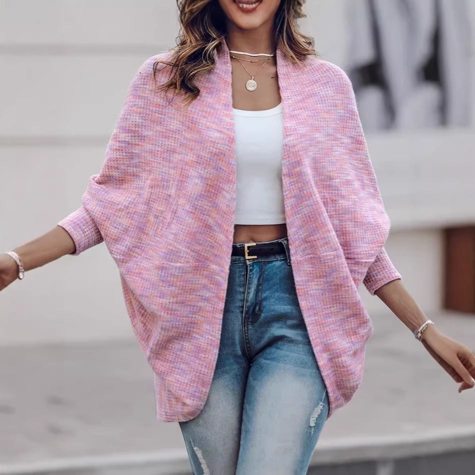 Damen Weiches Strickcape Echo Archiv