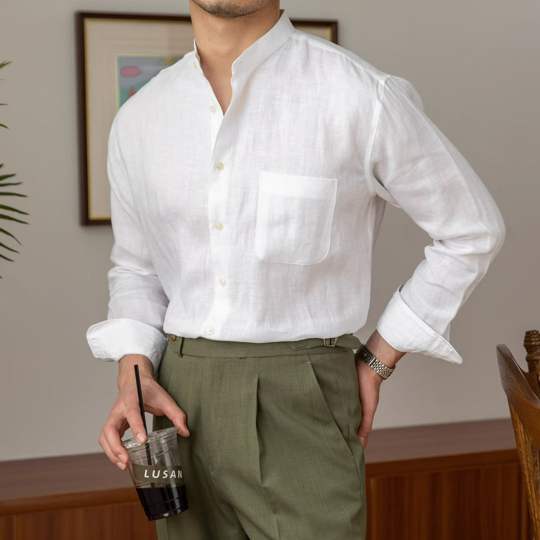 Herren Elegantes Langarm Businesshemd Echoarchiv