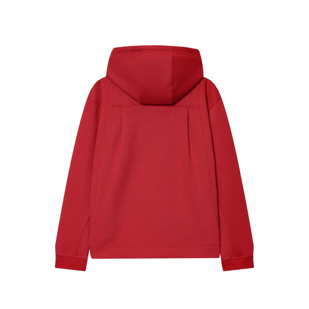 Damen Oversize Kapuzenpullover aus schwerer Baumwollmischung mit Kängurutasche und Tunnelzug Echo Archiv