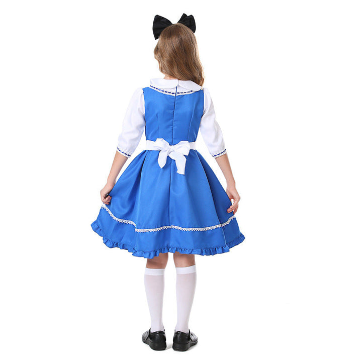 Mädchen Traditionelles Kleid Echo Archiv