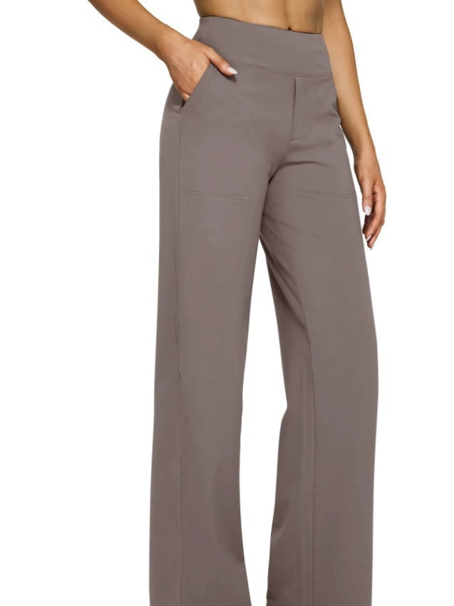 Damen Weitgeschnittene Lounge-Hose mit elastischem Bund Echoarchiv