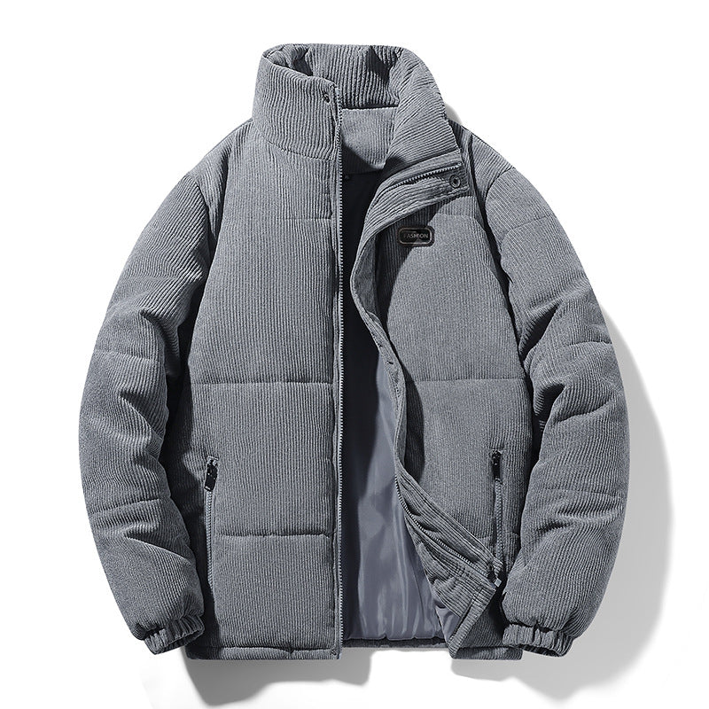 Herren Warme Steppjacke mit hohem Kragen Echo Archiv