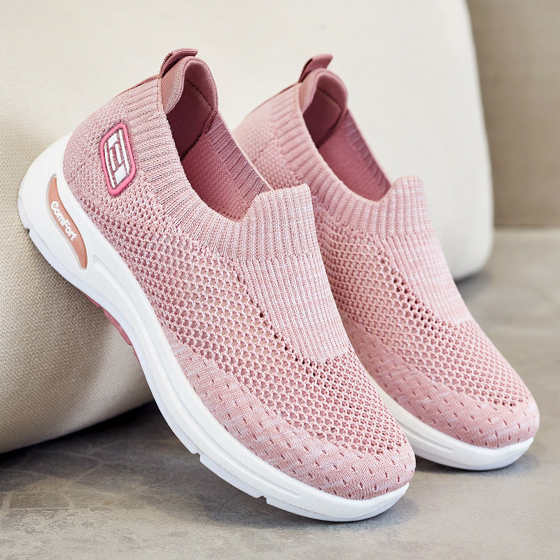 Damen Atmungsaktive Slip-On Sneakers mit weichem Stretch-Obermaterial Echo Archiv