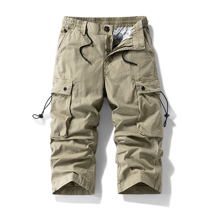 Herren Cargo-Hose mit elastischem Bund und multifunktionalen Taschen Echoarchiv 1758210222
