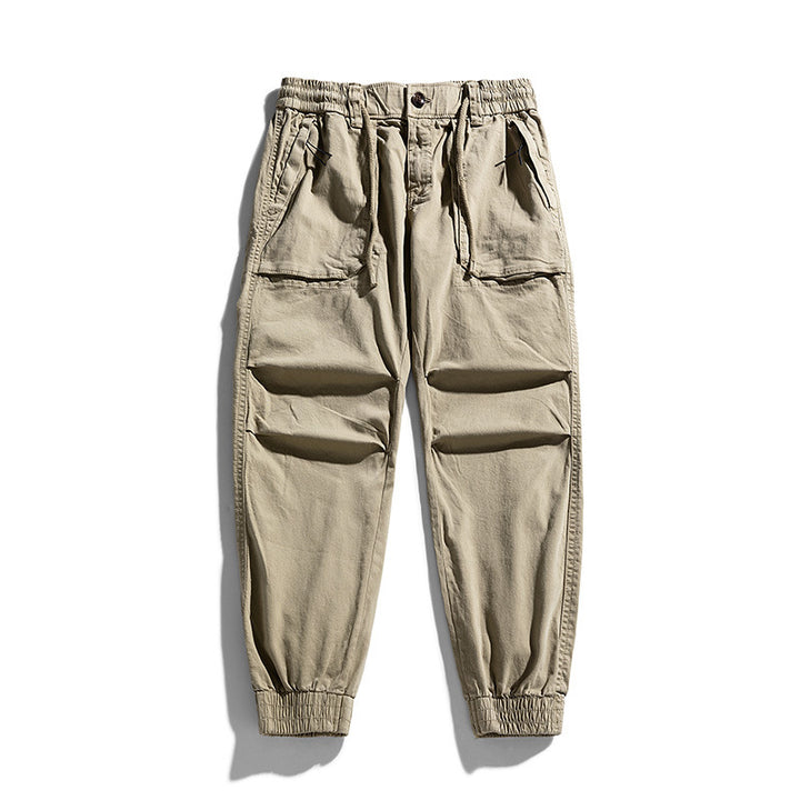 Herren Tapered-Cargojogger mit elastischem Komfortbund, Pattentaschen und Knöchelbündchen Echo Archiv