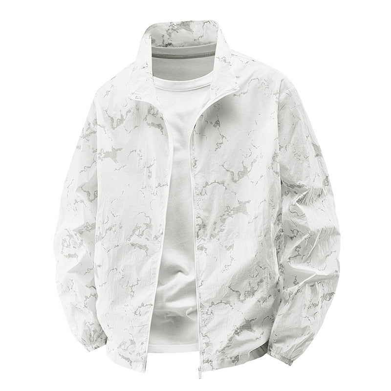 Herren Leichte Übergangsjacke mit hohem Kragen Echo Archiv 1787797311