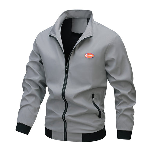 Herren Sportliche Übergangsjacke mit elastischen Bündchen und praktischen Reißverschlusstaschen Echoarchiv