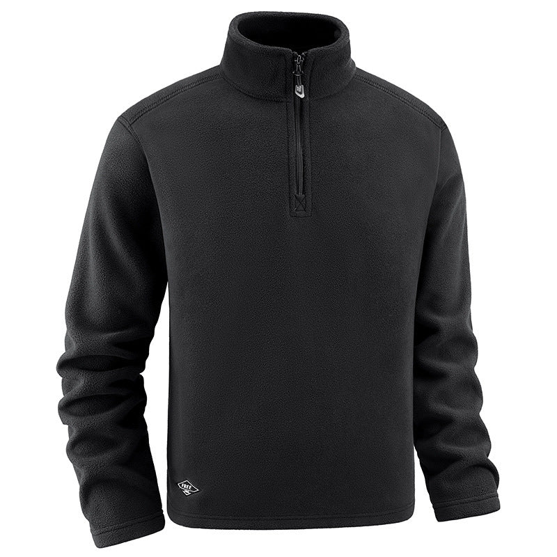 Herren Fleece-Pullover mit Troyer-Kragen und halbem Reißverschluss aus weichem Microfleece Echo Archiv