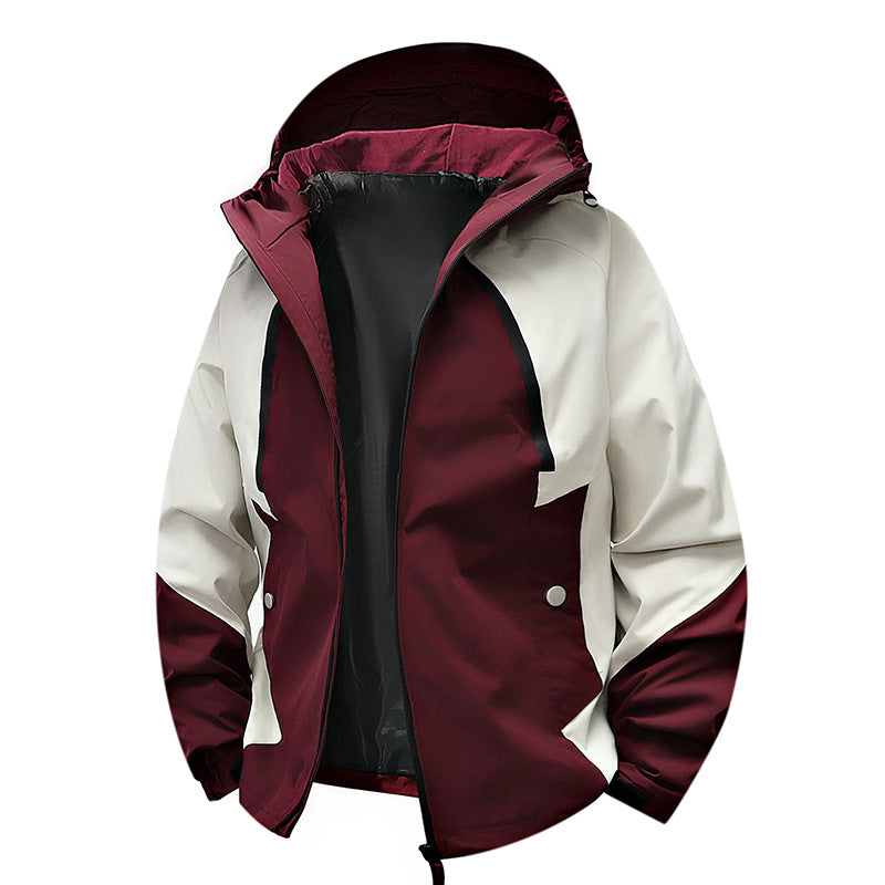 Herren Moderne Wetterjacke Echo Archiv