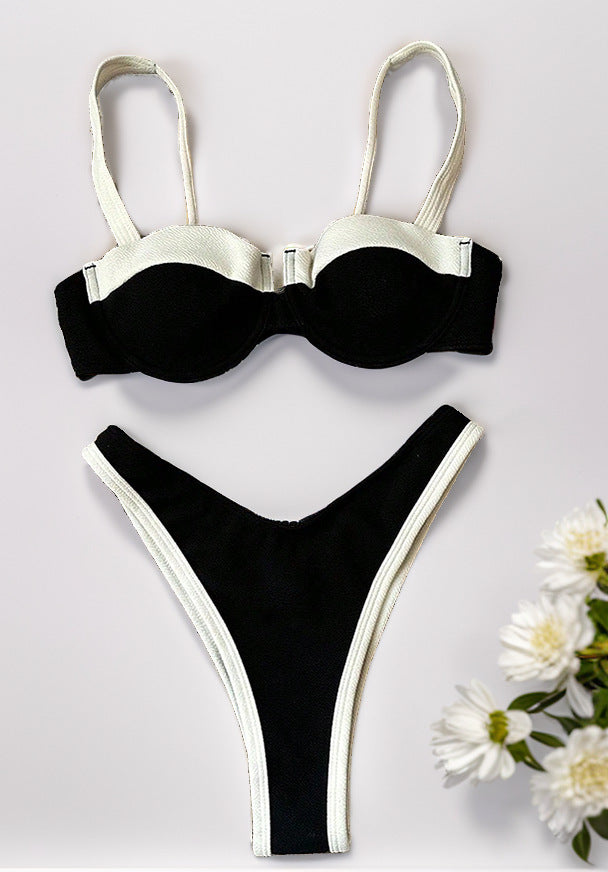 Damen Bikini mit gepolstertem Oberteil und verstellbaren Trägern Echo Archiv