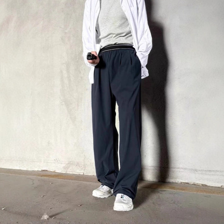 Damen Bequeme und lässige Weite Relaxed Fit Hose Echo Archiv