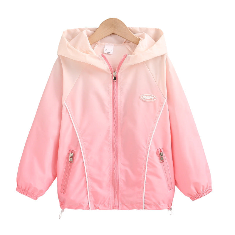 Damen nan leichte Übergangsjacke mit Kapuze elastischen Bündchen und Reißverschlusstaschen Echo Archiv