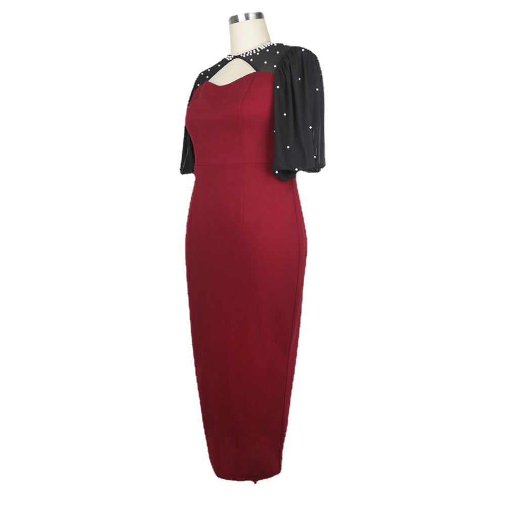 Damen Kleid mit eleganten transparenten Ärmeln Echo Archiv